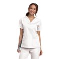 thumbnail image 1 of Landau Essentials Scrub Top for Women: 4 Pockets, Classic Relaxed Fit, Durable V-Neck 8219, 1 of 1