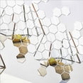 thumbnail image 3 of Hexagon Mirror Paste Acrylic Mirror Wall Paste Three Dimensional Wall Paste Home, 3 of 7