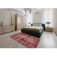 thumbnail image 4 of Ahgly Company Tapis d'Intérieur Ronds Abstraits Rouge Brique Feu Abstrait, 4 Pieds Rond, 4 of 6