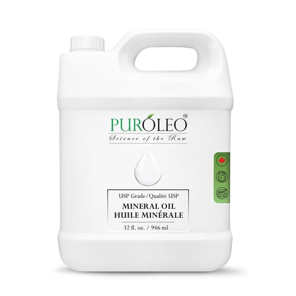 PUROLEO USP Grade Mineral Oil 32 fl oz (946 ml)