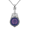 thumbnail image 1 of Pendentif Fleur de Lotus, Bijou Guitare Musicale, Couple, 1 of 3