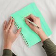 thumbnail image 3 of Meitianfacai Coil Planner 2025 Weekly Planner Diary A5 Taped Notebook Book, Green, 3 of 5