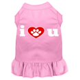 thumbnail image 1 of I Heart You Screen Print Dress Light Pink Med (12), 1 of 1