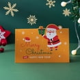 thumbnail image 2 of Cartes de Noël avec Enveloppes Cartes de Vœux de Noël avec Enveloppes et Autocollants Lot de 10 Cartes de Noël Scintillantes avec Enveloppes Cartes de Vœux de Noël Père Noël Bonhomme de Neige, 2 of 6