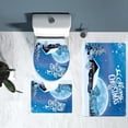 thumbnail image 4 of Boovnll Christmas Bathroom Rugs Set of 3, Absorbent Non-Slip Christmas Bath Mat Quickly Dry for Bathroom, Kitchen, Swimming Pool, Entrance, Bathroom Rugs, 4 of 6