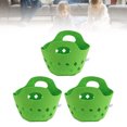 thumbnail image 1 of Toddler Fruit Basket, Pretend Food Playset Basket Early Learning Space Saving Soft 3pcs  for Children, 1 of 7