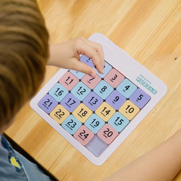 Sliding Puzzle Toy Educational Brain Teaser Game For Kids Ages 5 And Up Learning Activity With Colorful Indoor Outdoor Idea