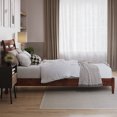 thumbnail image 3 of Savannah Twin XL Wood Low Profile Platform Bed in Walnut, 3 of 13