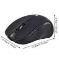 thumbnail image 2 of Bluetooth Sans Fil 3.0 pour Ordinateur Portable Tablette Noir Ergonomique Navigation à 6 Boutons, 2 of 6
