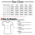 thumbnail image 3 of Haut pour Femme Été Vintage Manches Tombantes Imprimé Arc-en-Ciel Manches Courtes Hauts Blouse, 3 of 7