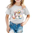 thumbnail image 1 of XDZJLR T-Shirt pour Filles Tout-Petits, Graphique de Pâques, Coupe Ample, Manches Courtes, Col Rond, Décontracté, pour Garçons, 3-4 Ans, 1 of 4