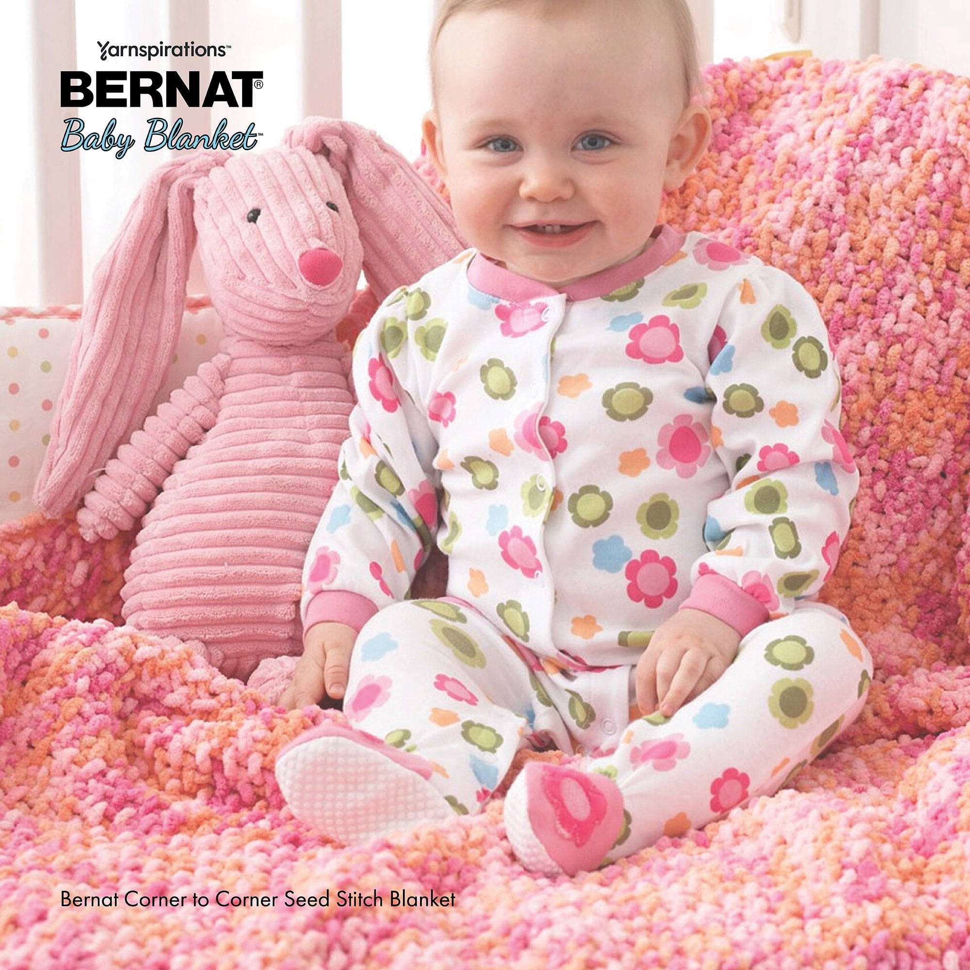 "Bernat® Fil Baby Cover™, Polyester #6 Super Volumineux, 10,5oz/300g, 220 Yards"
