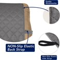 thumbnail image 3 of 2024 Reversible Quilted Sofa Cover  Water Resistant Slipcover Furniture Protector  Washable Couch Cover with Non Slip Foam and Elastic Straps for Kids  Dogs  Pets (Small  Pink/Beige), 3 of 7