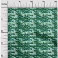 thumbnail image 2 of oneOone Polyester Spandex Green Fabric Abstract Zigzag Fabric For Sewing Printed Craft Fabric By The Yard 56 Inch Wide, 2 of 4