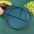 thumbnail image 4 of Binwennn Three Grid Reducing Meal Plate Wheat Straw Fall Household Plate 3 Grid Plate Special Plate Kid Plate, 4 of 5