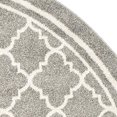 thumbnail image 3 of Safavieh Amherst Tapis Intérieur Extérieur Gris Foncé - Rond 5 Pieds, 3 of 5