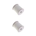 thumbnail image 4 of Transemion 80 Meters 2mm Waxed Cord Beading DIY Jewelry Making Thread Strong and Durable White 2Set, 4 of 6