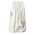thumbnail image 1 of FNFYFH Liquidation Pantalon en Lin et Coton Doux pour Femme Ample, 1 of 3