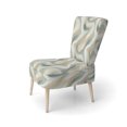 thumbnail image 3 of Designart Simply Sculptural « » Fauteuil d'Appoint Rembourré Abstrait Beige - Fauteuil Moderne pour Chambre, 3 of 7