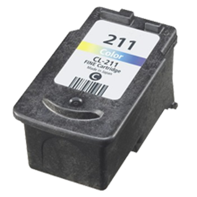 Zoomtoner Compatible CANON CL-211TG Cartouche d'Encre Haute Capacité Tricolore