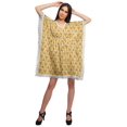 thumbnail image 2 of Moomaya Robe Courte de Caftan de Plage, Robe de Couverture Imprimée, Kaftan pour Femmes, Tenue de Plage, Couverture, 2 of 4