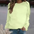 thumbnail image 1 of Chandails à Capuchon Mode pour Femmes 2023 Décontracté à Manches Longues Col Rond Chandail pour Dames Hauts Blouse Rabais de 50 % Liquidation Costumes d'Halloween/Noël, 1 of 4