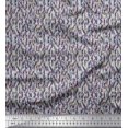 thumbnail image 1 of Soimoi Velvet Fabric Floral Shirting Printed Craft Fabric by The Yard 58 Inch Wide, 1 of 3