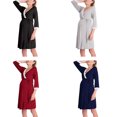 thumbnail image 4 of Langgg Robe de Maternité pour Femmes, Chemise de Nuit d'Allaitement pour Mère, Vêtement de Nuit pour l'Allaitement, 4 of 6