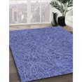 thumbnail image 3 of Ahgly Company Tapis d'Intérieur Lavables en Machine, Circulaires de Transition Bleu Ciel, Ronds de 5 Pi, 3 of 7