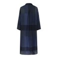 thumbnail image 4 of Robe Portefeuille Robe pour Femme Chemise Jupe Longue Manche Longue Poche Automne Printemps Chemise Col Manche Longue Robe Midi en Liquidation, 4 of 8