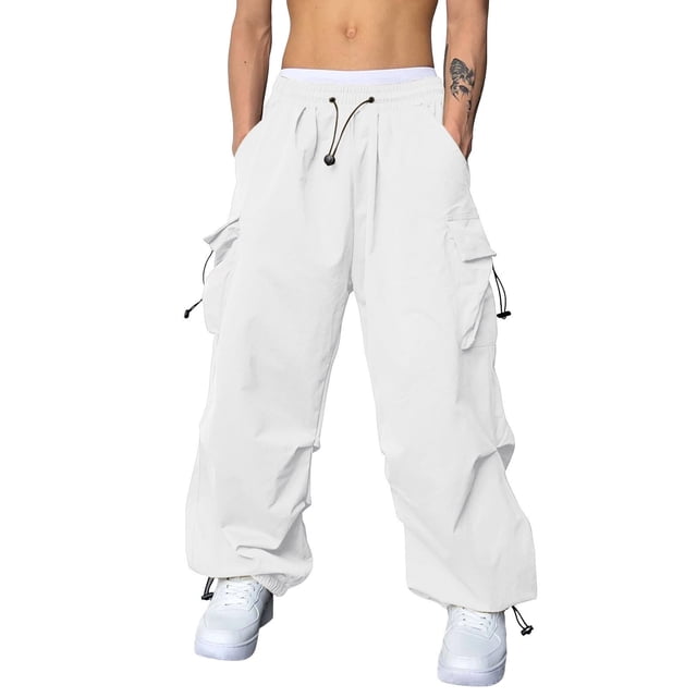 Pantalon Cargo pour Hommes Coupe Décontractée Pantalon de Randonnée Tactique pour Hommes avec Multiples Poches Décontracté Extérieur Travail Jogger Pantalon Cargo