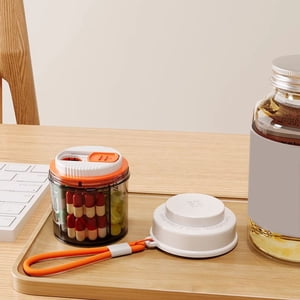 TIMIFIS Organisateur de pilules, boîte à médicaments Portable Médicament Dispenser Box Trois repas par jour Mini Petite boîte de médicaments Une semaine boîte de médicament scellée Organisateur de bouteille de médecine