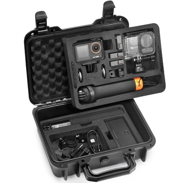 Lekufee Portable Waterproof Hard Case for DJI Osmo Action 6/5 Pro/4/3 Action Camera,Standard Combo,Adventure Combo,More Accessories(Case Only)