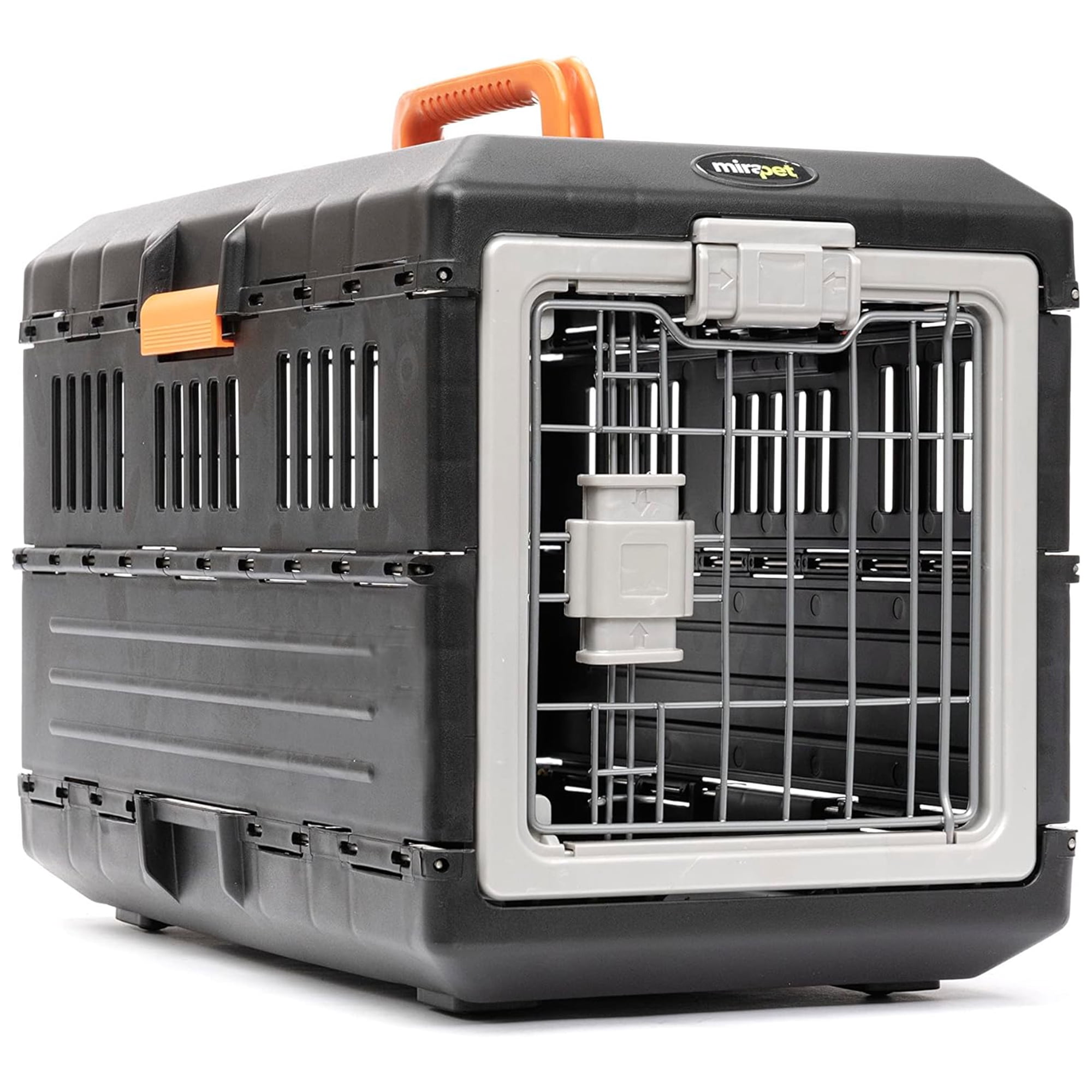 Mirapet Pet Carrier, Collapsible Portable Kennel for Small Cats or Dogs, 21"