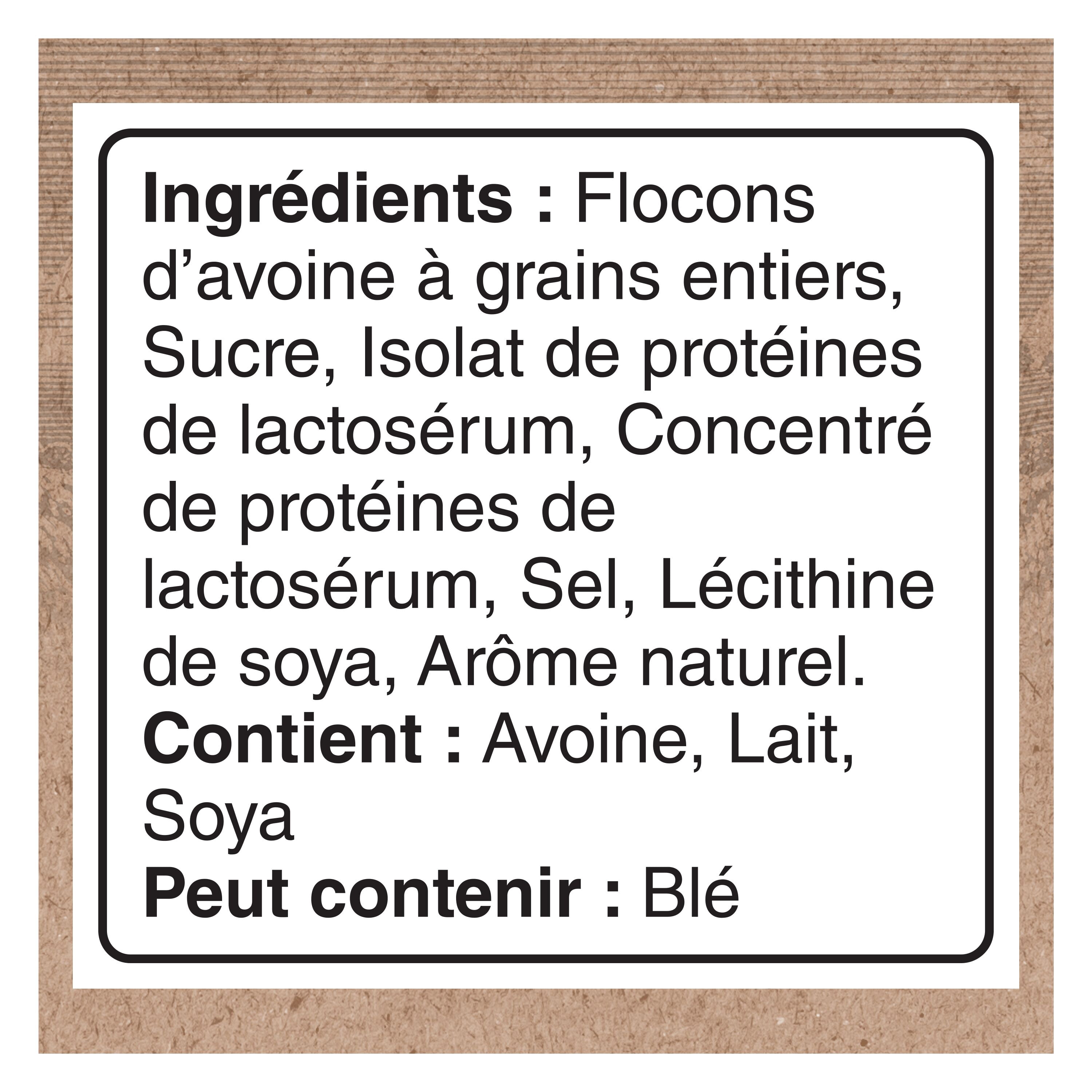 Gruau instantane Quaker Protein+ a l'erable et a la cassonade