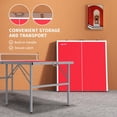 thumbnail image 4 of Soozier Table de ping-pong avec filet, pagaies et balles, 4 of 9