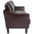 thumbnail image 5 of Asti Upholstered Sofa in Brown Leather, 5 of 5