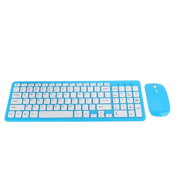 Wireless Mouse and Keyboard Set Ergonomic Design USB Receiver for PC Laptop Computer with Comfortable Tapping Feel