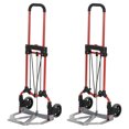 thumbnail image 1 of Magna Cart Personal MCI Folding Hand Truck w/Rubber Wheels (2 Pack), 1 of 6