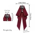 thumbnail image 3 of Élégant Nœud Papillon Ajustable pour Femmes Filles Accessoire de Mode Stylé Formel Fête Mariage Couvre-Cou, 3 of 4