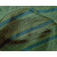 thumbnail image 4 of oneOone Silk Tabby Fabric Leaves & Chevron Block Print Sewing Fabric BTY 42 Inch Wide, 4 of 4
