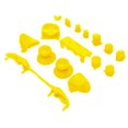 thumbnail image 3 of Bouton de Remplacement de Manette de Jeu, Ensemble de Boutons de Manette de Jeu Durable Compatible pour Série X Jaune, 3 of 8