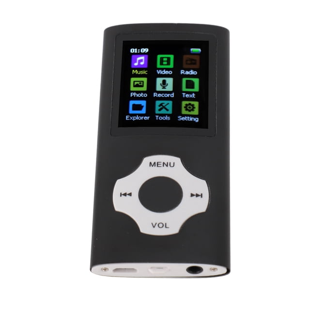 MP3 Player, Portable MP3 Music Player with 1.8in TFT Screen, Smart HiFi Lossless Digital Music Player Voice Record with Electronic Book Radio Recorder
