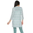 thumbnail image 3 of Moomaya Printed Side Slit Short Kurta Tunic For Women Summer Wear Ladies Kurti, 3 of 5