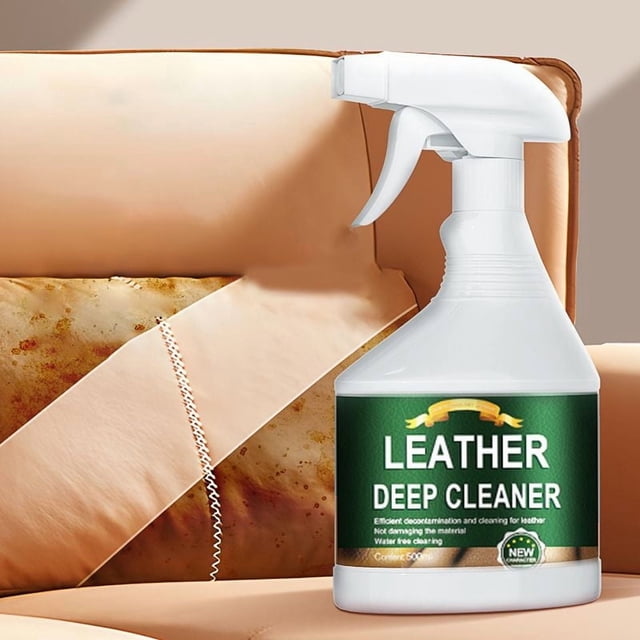 BAOPAI Professional Leather Cleaner and Conditioner - Effective Formula for Cleaning Protecting and Restoring Leather Surfaces on Cars Furniture Bags and More