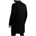 thumbnail image 3 of Ceisia Men's Regular-Fit Double-Breasted Notched-Lapel Faux-Fur Collar Mid-Length Wool-Blend Coat Gift, 3 of 5