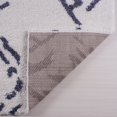 thumbnail image 4 of Ladole Rugs Shaggy Kenitra European Abstract Soft Polypropylene Modern Area Rug Carpet in White Light Gray 6'5" x 9'5", 4 of 4