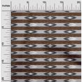 thumbnail image 1 of oneOone Georgette Viscose Fabric Stripe Ikat Print Fabric BTY 42 Inch Wide, 1 of 1