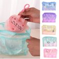 thumbnail image 4 of ziyahi Floral PVC Waterproof Cosmetic Bag Bath Toiletry Towel Makeup Storage Bag Flower Pouch Case Organizer, 4 of 9
