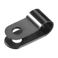 thumbnail image 1 of Unique Bargains 100pcs Nylon R-type Cable Clamp Organizer Cord Clips of Wire Management 6.4mm, 1 of 3